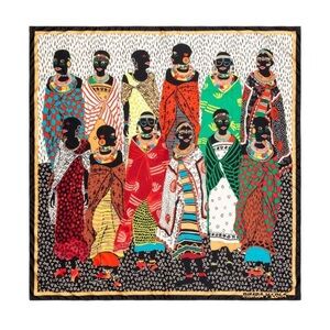 Bimba Y Lola Tribal Print Scarf